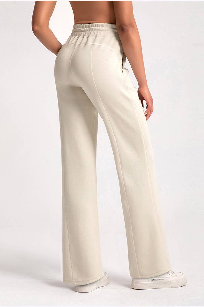 CWBLP1511_MODAL LOOSE HIGH WAIST STRAIGHT PANTS