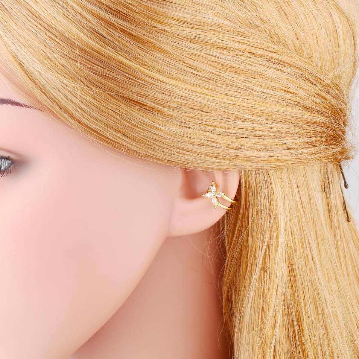 THREE LAYER EAR BONES WITHOUT EAR HOLES