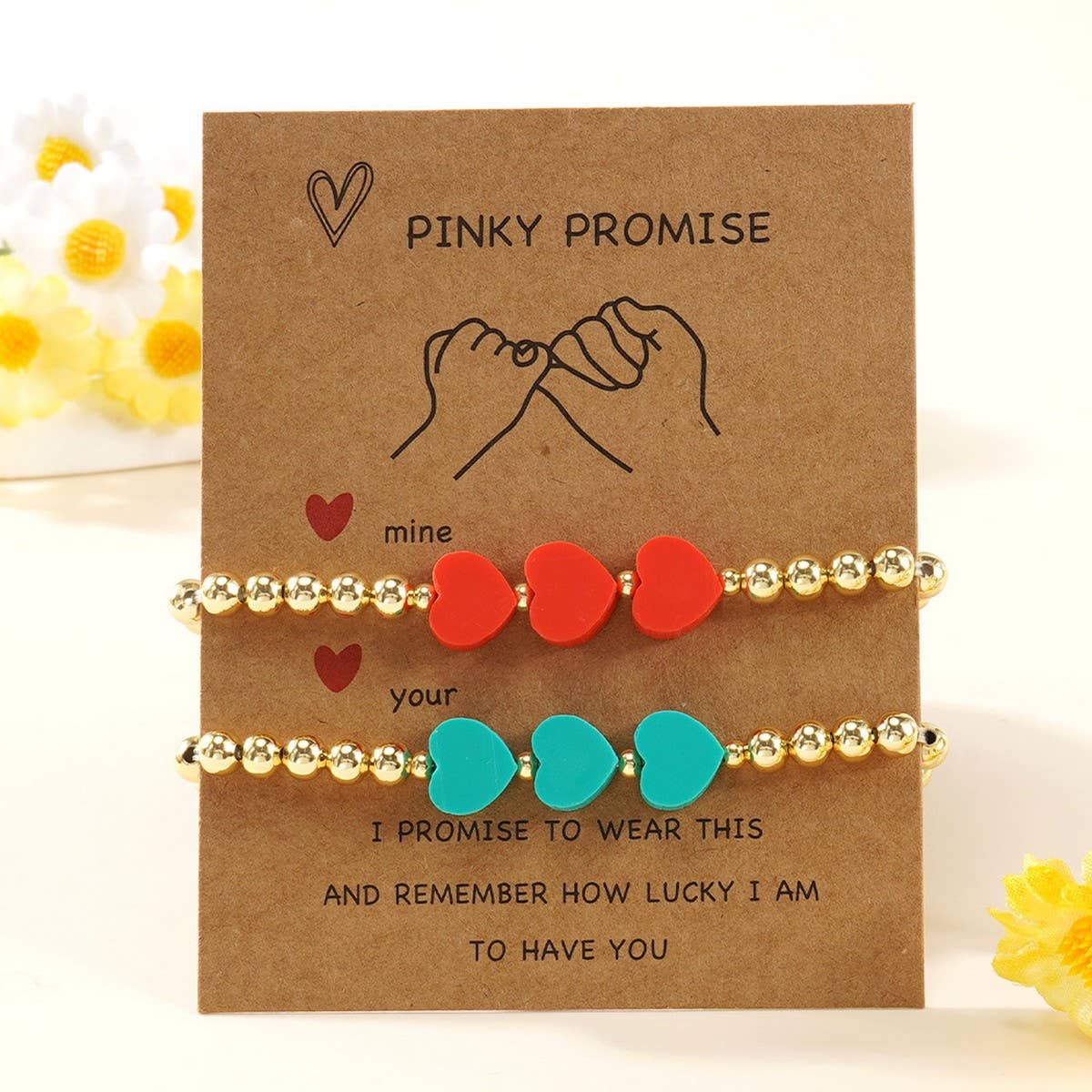 VALENTINE'S DAY HEART HAND-WOVEN BRACELET