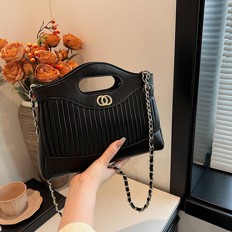 Fashionable diamond-shaped crossbody tote bag