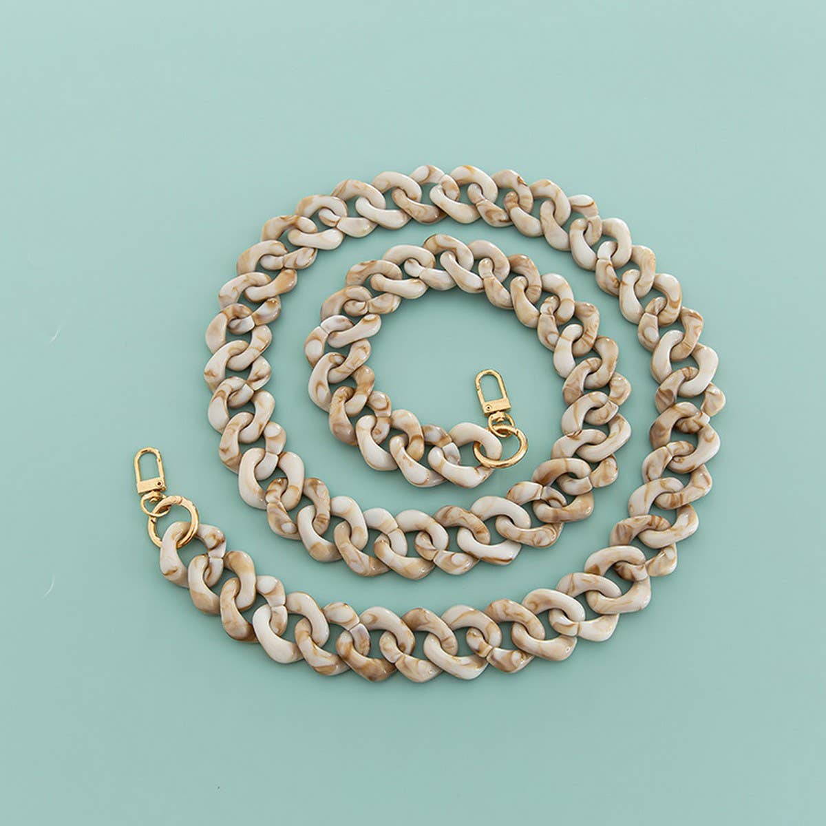 47in" Acrylic Diamond Bag Strap -Colorful Chain_CWMM5058