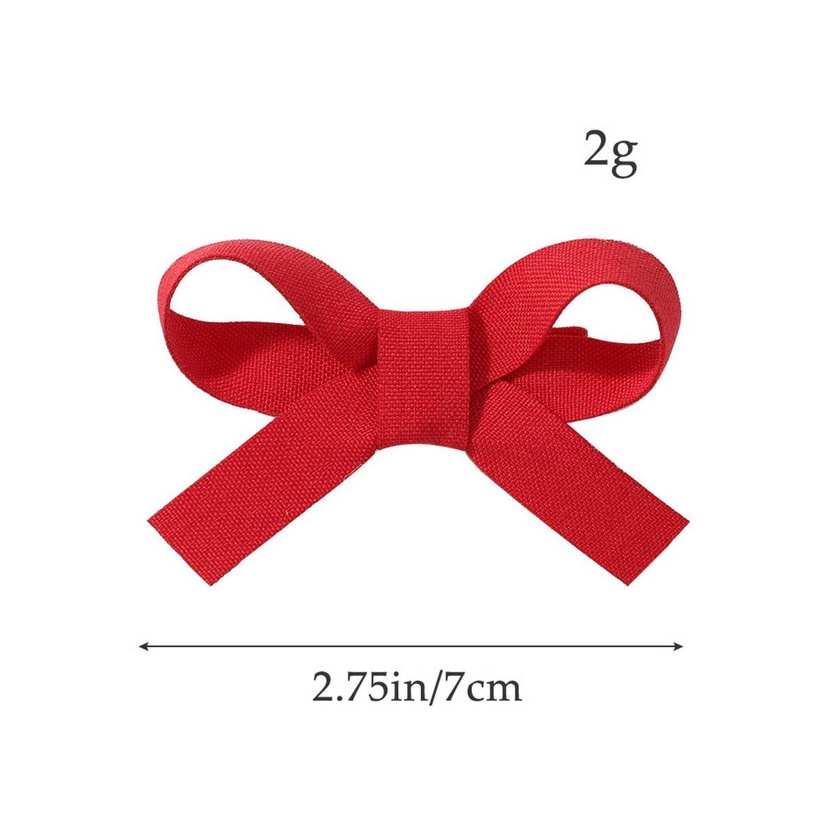 Handmade Fabric Bow Full-Cover Hair Clip for Kids