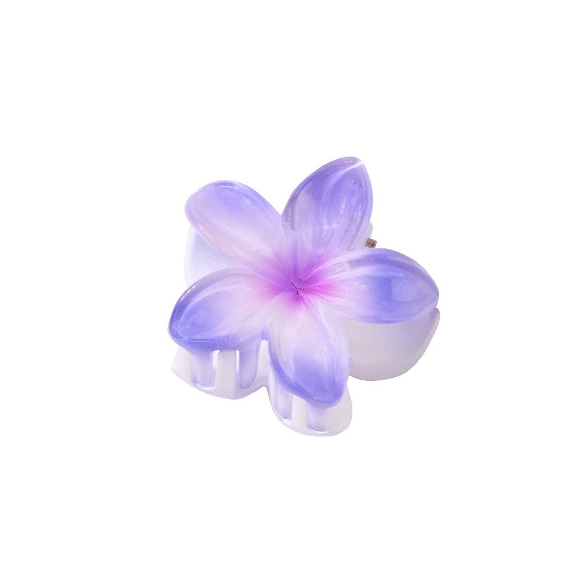 Candy Color Plumeria Hair Claw, Sweet Floral Clip_CWMM4985