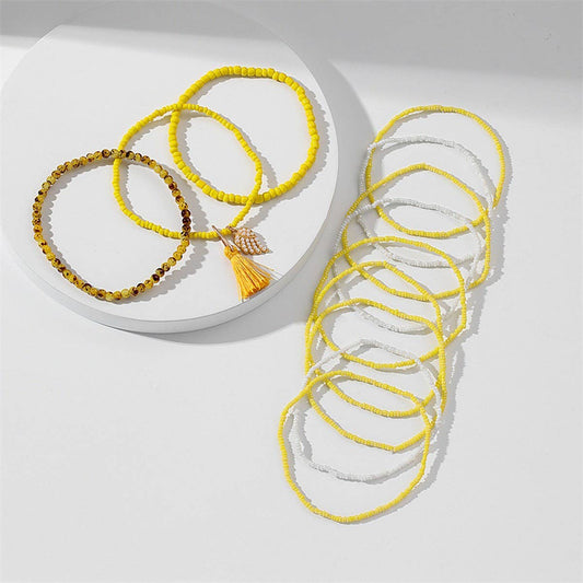 Handmade Tassel Anklet ? Wing Charm Design