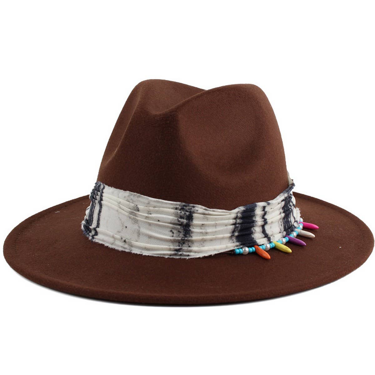 AUTUMN AND WINTER TIE-DYE PANAMA HAT_CWAH1886