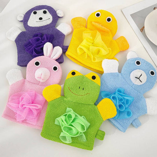 BATH POUF BATH TOWEL COTTON CARTOON SOFT BATH BALL_CWMM3361