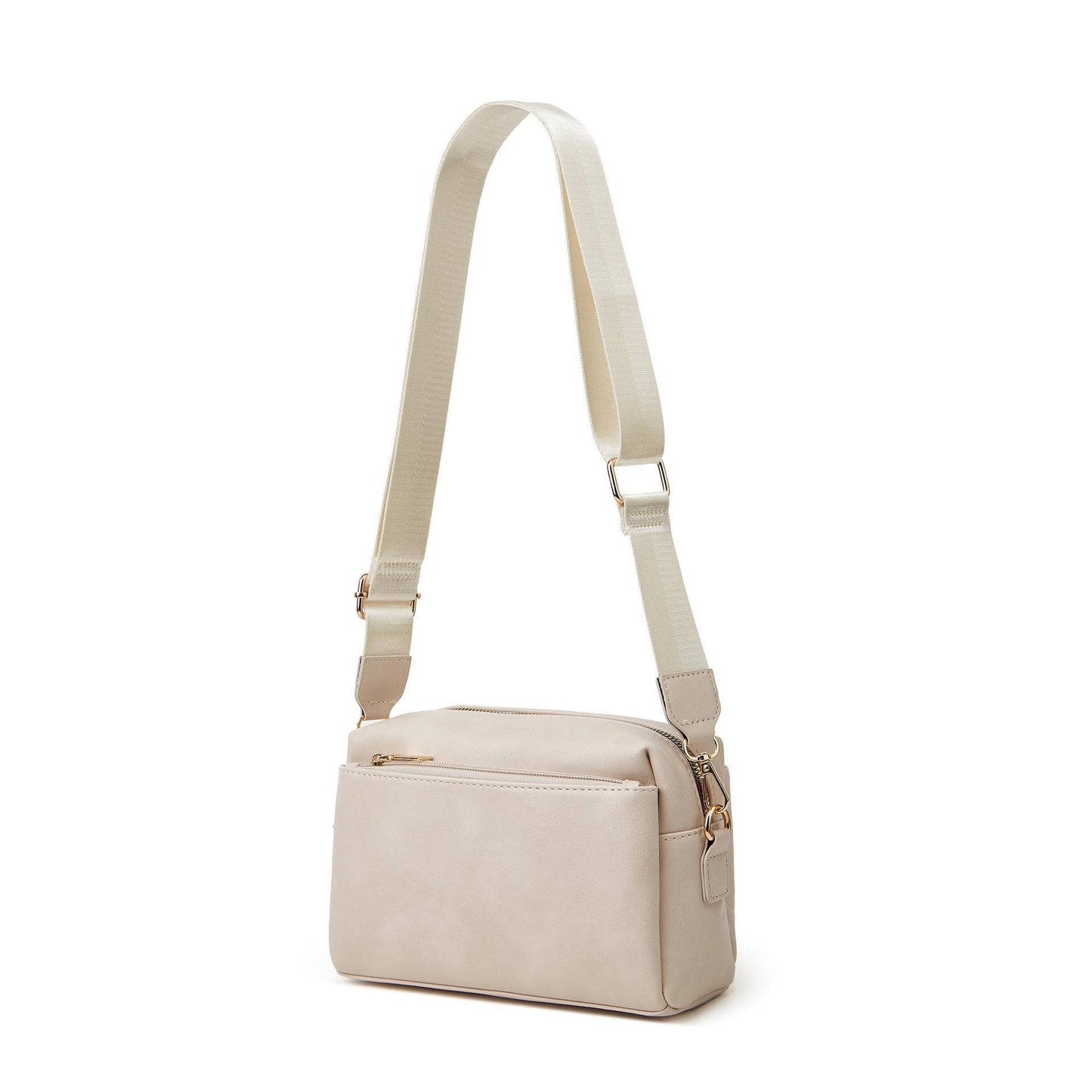 Zipper water-resistant PU single-shoulder bag