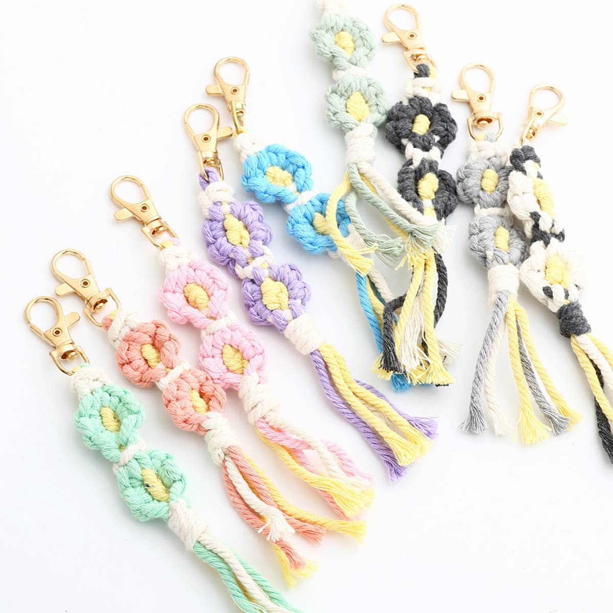 DIY HANDMADE TASSEL WOVEN KEYCHAIN