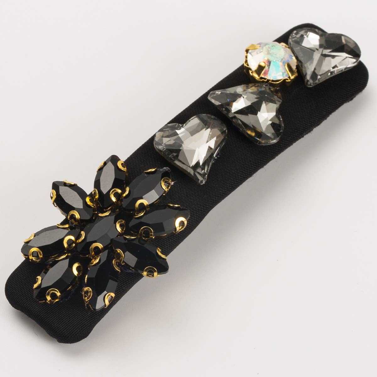 FASHIONABLE AND FRESH HEART DIAMOND SIDE HAIRPIN_CWAHA1768