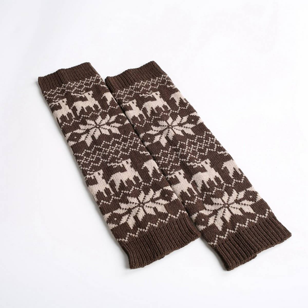 CHRISTMAS WINTER WARM LEGGINGS ELK PILE SOCKS