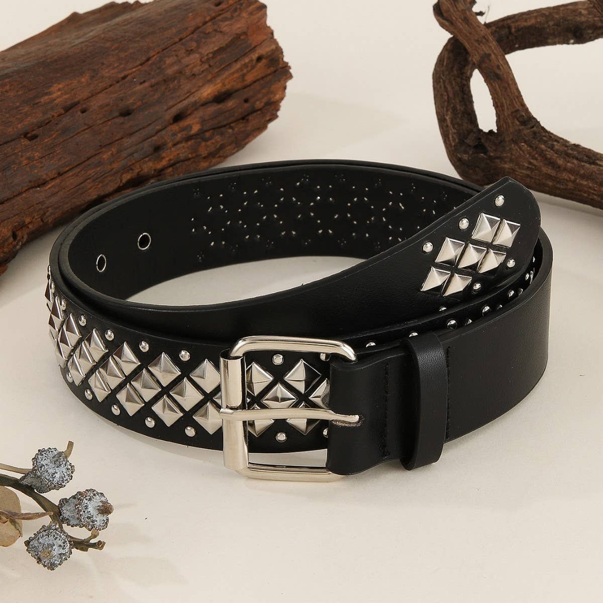 PUNK SEXY BELT RIVET FASHIONABLE ALL-MATCH BELT_CWMM3936