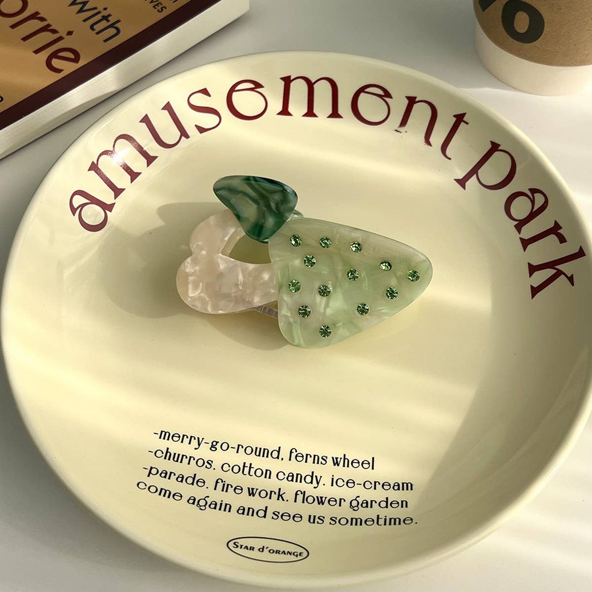 Cute Colorful Mushroom Acetate Hair Claw