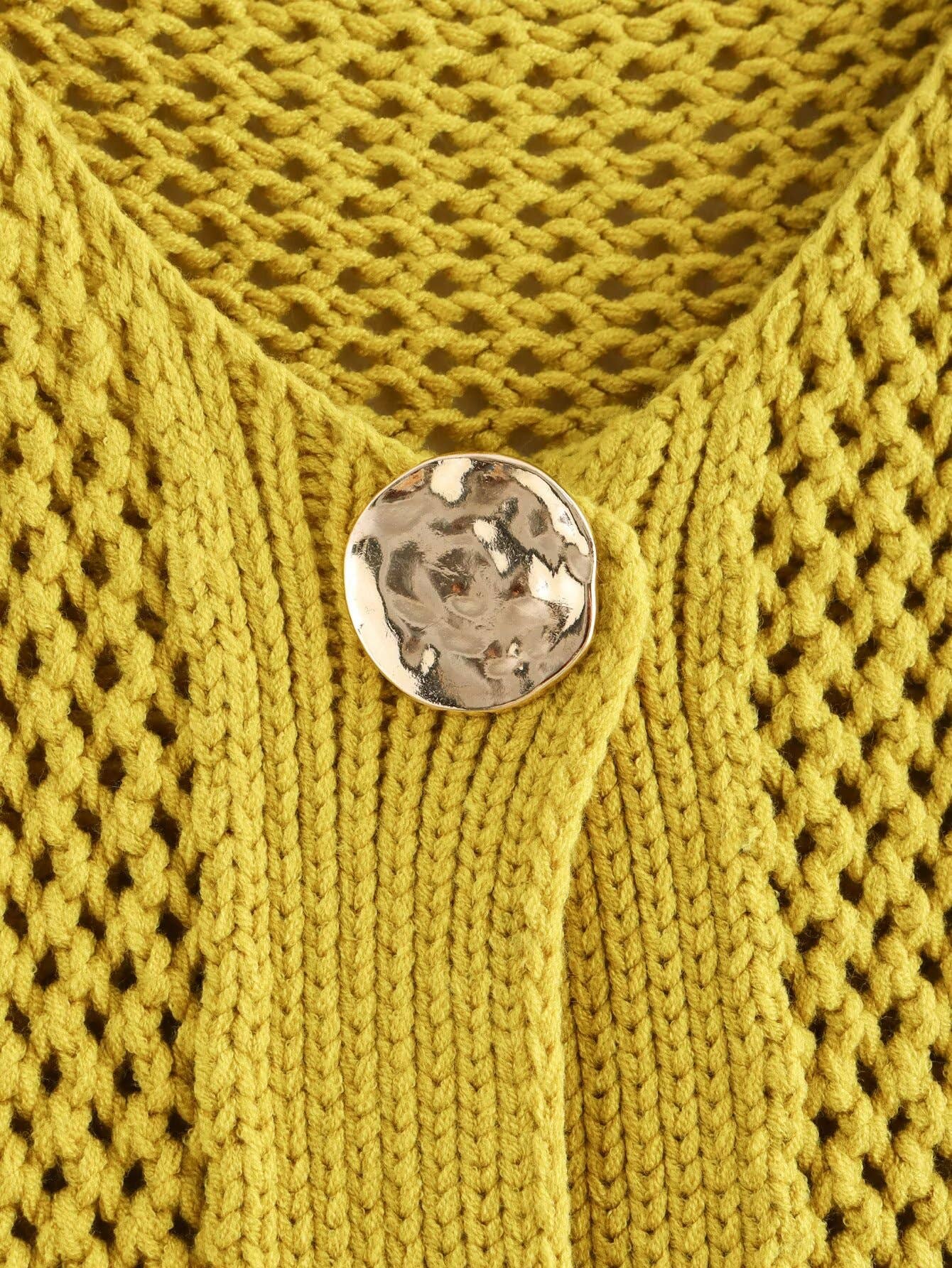 STREET CASUAL COARSE NEEDLE KNIT TOP