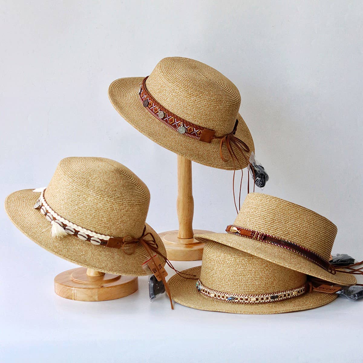 Summer Fashion Woven Sunshade Straw Hat_CWAH3442