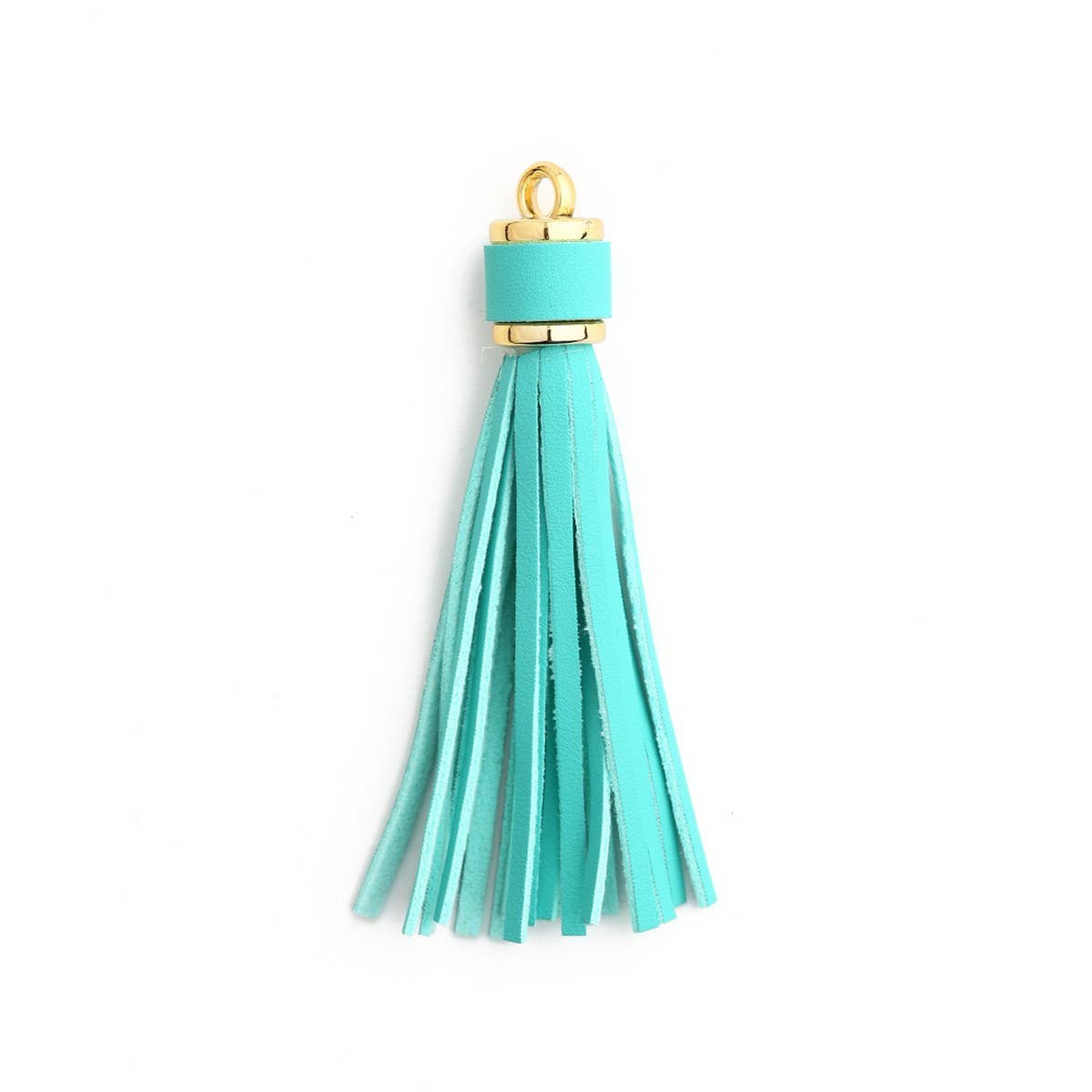Leather Fringe Keychain, PU Tassel Bag Charm_CWAB5007