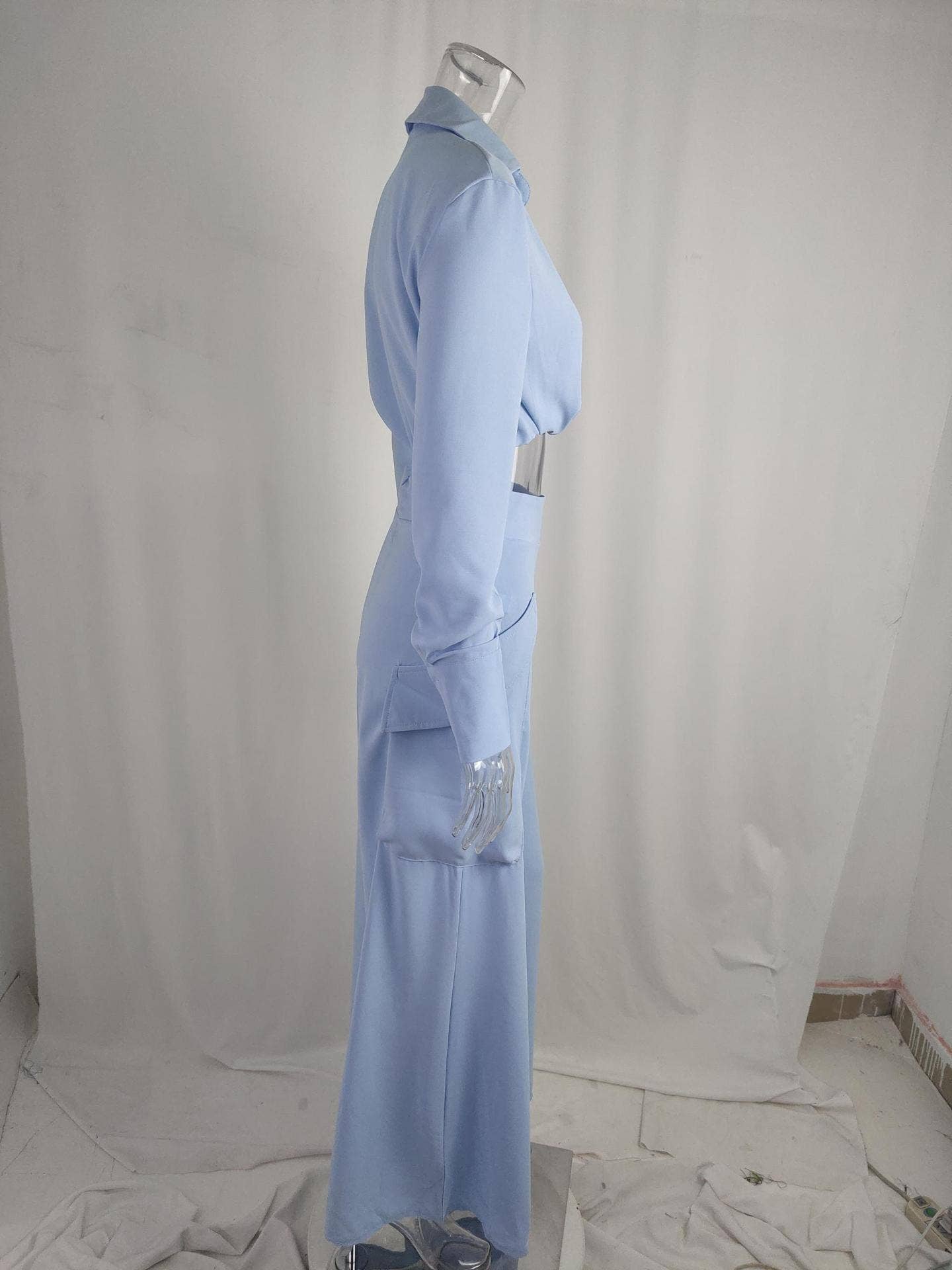 SOLID COLOR TEMPERAMENT COMMUTER FASHION SET