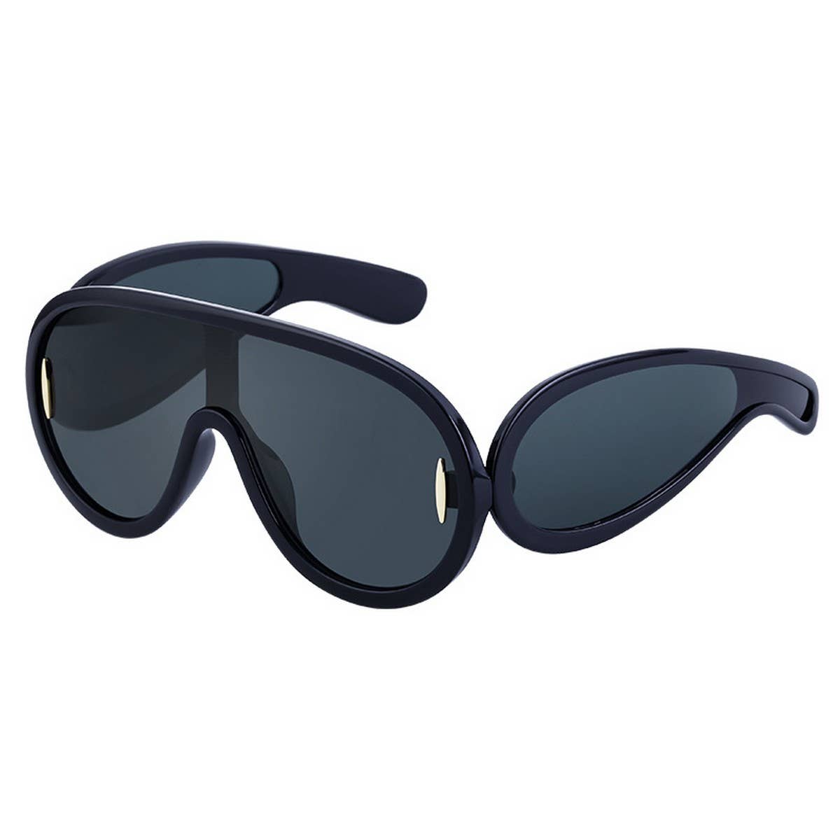 ONE-PIECE LARGE FRAME SUNGLASSES SPORTS SUNGLASSES_CWASG0591
