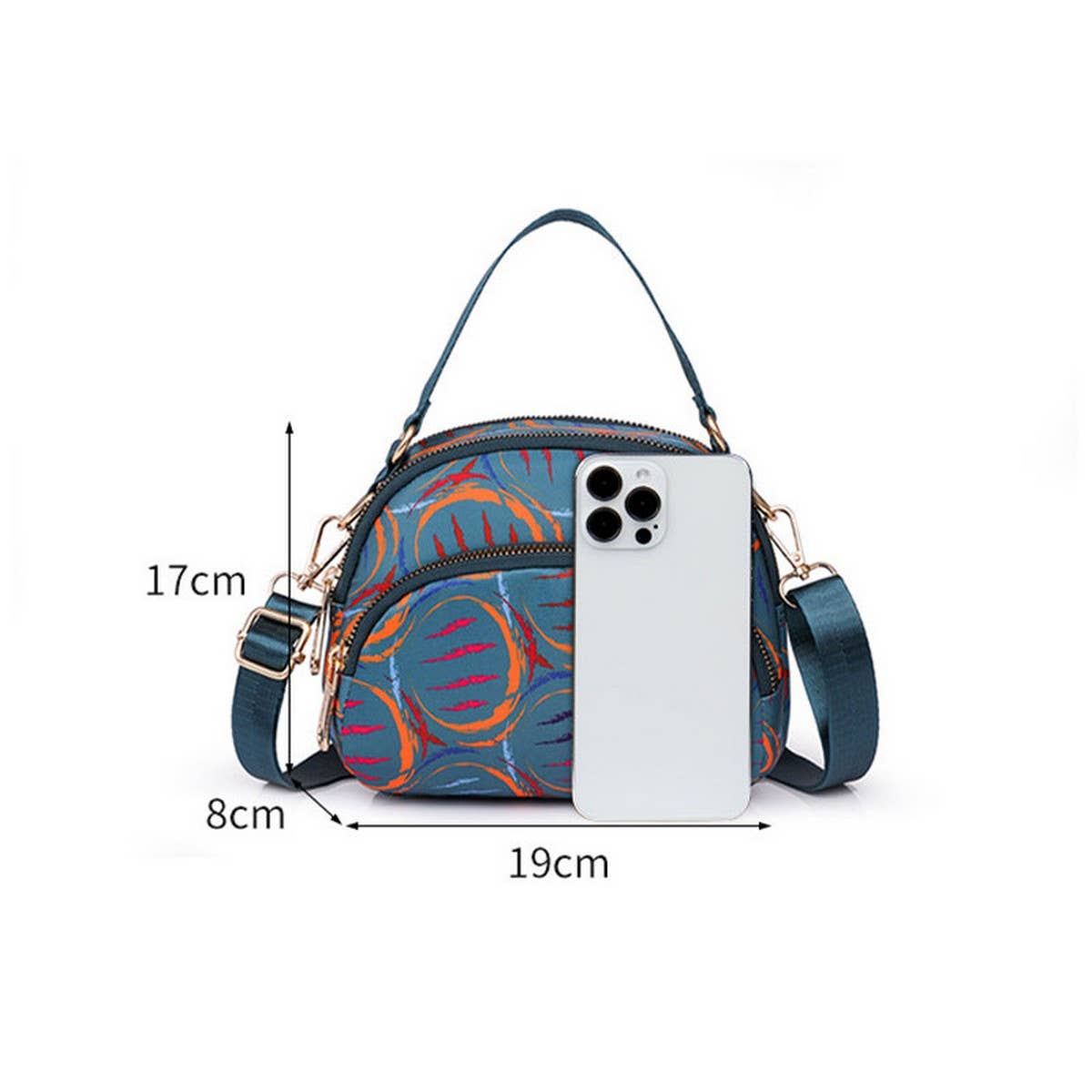 LIGHTWEIGHT NYLON WATERPROOF MINI SHOULDER BAG_CWAB3535