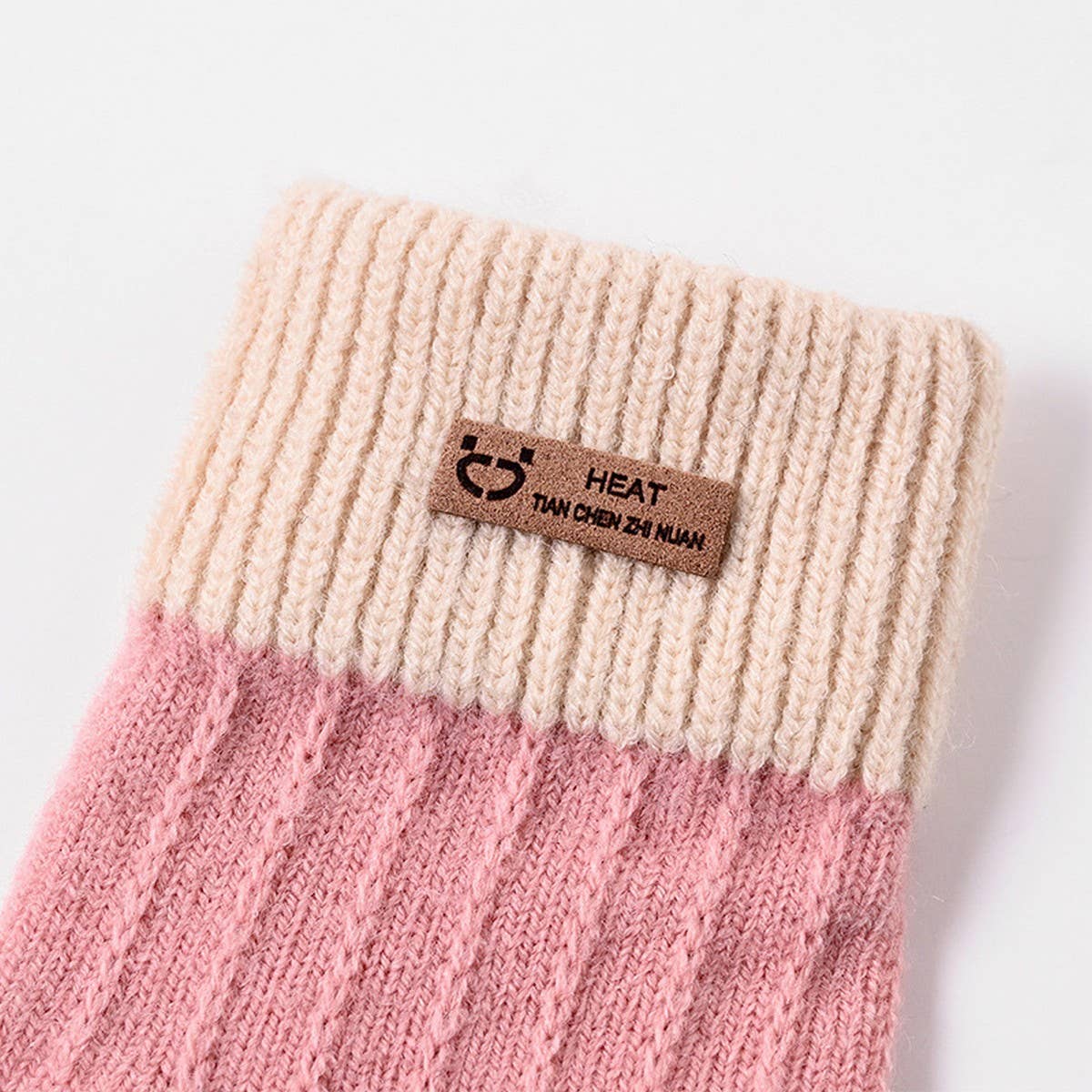 CWAG0277_HALF FINGER THICKENED KNITTED WARM GLOVES