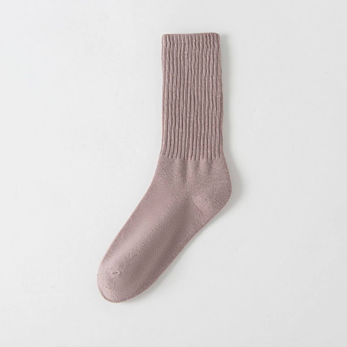 NEW SOLID COLOR CASUAL ALL-MATCH MID-TUBE SOCKS