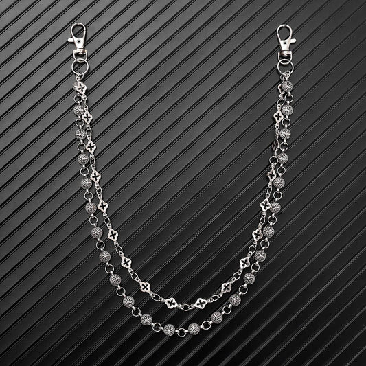 PERSONALIZED PUNK DARK DOUBLE-LAYER TROUSER CHAIN_CWMM4892