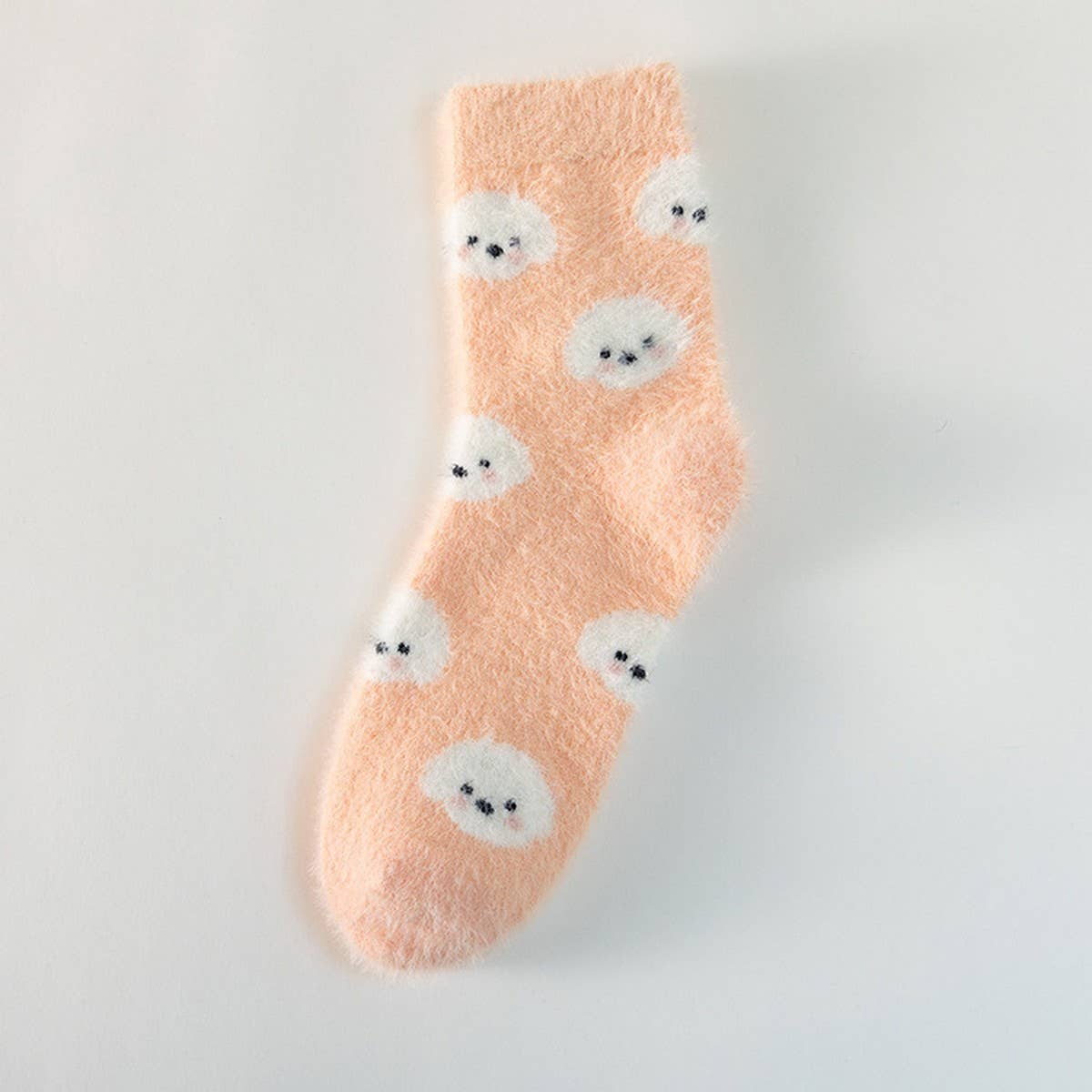 MID-TUBE WINTER WARM CUTE PLUSH SNOW SOCKS