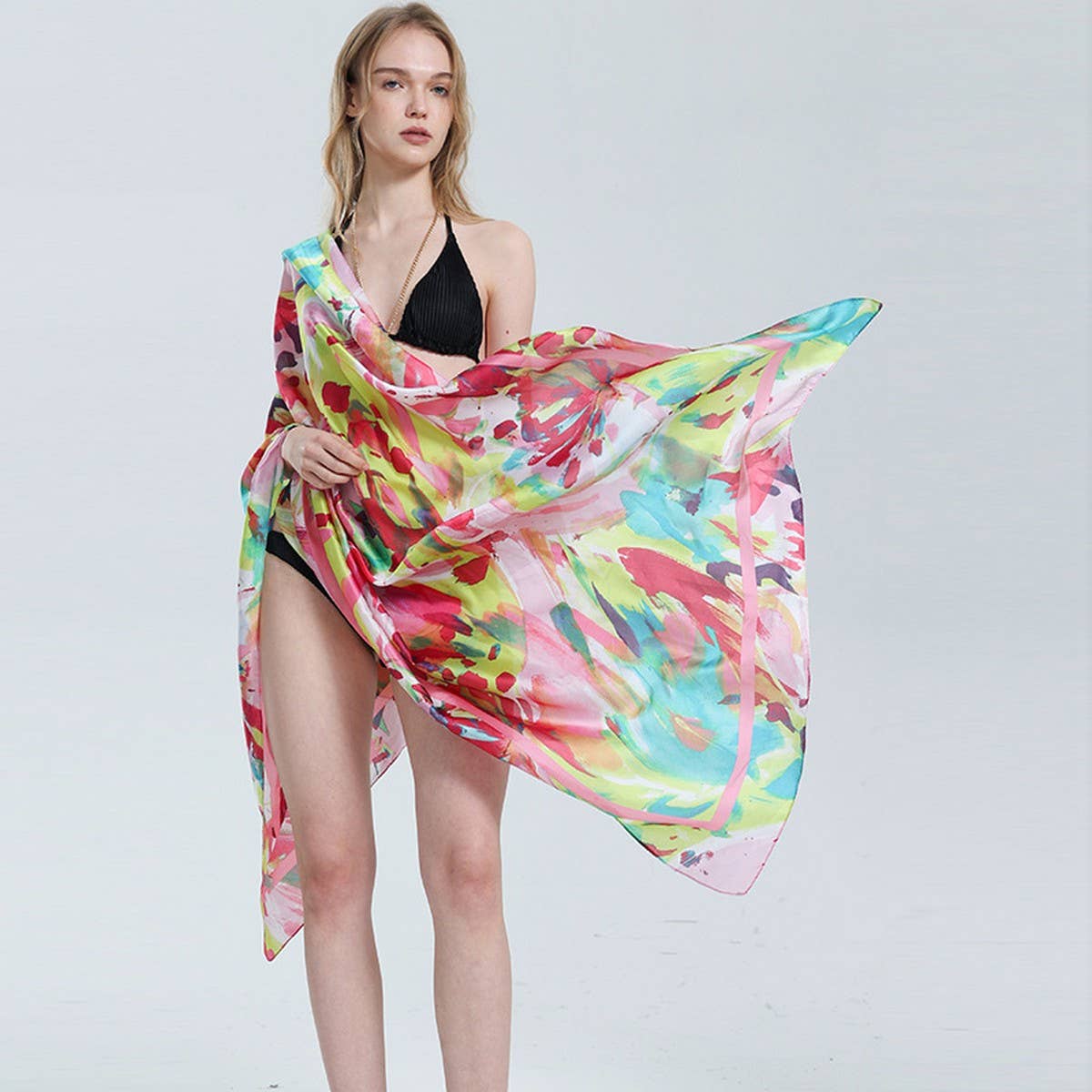 Elegant Protection Scarf Wrap for Beach Vacation