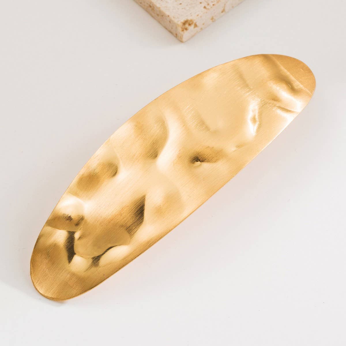 Fashionable Metal Hair Clip with Geometric Design