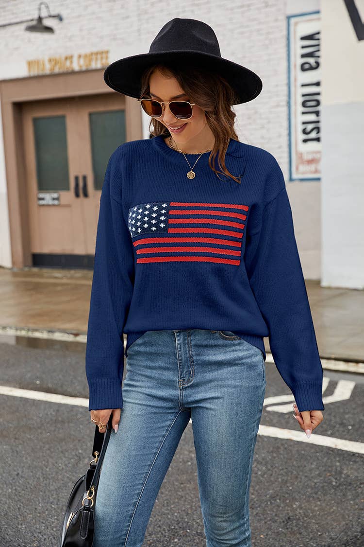 FLAG EASTER INDEPENDENCE DAY FASHION SWEATER