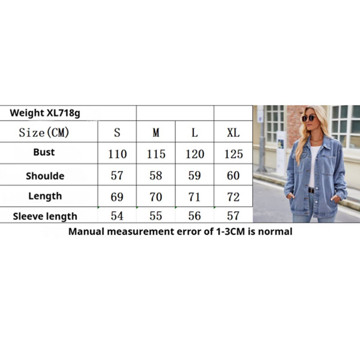 Vintage Washed Denim Jacket for Women ? New