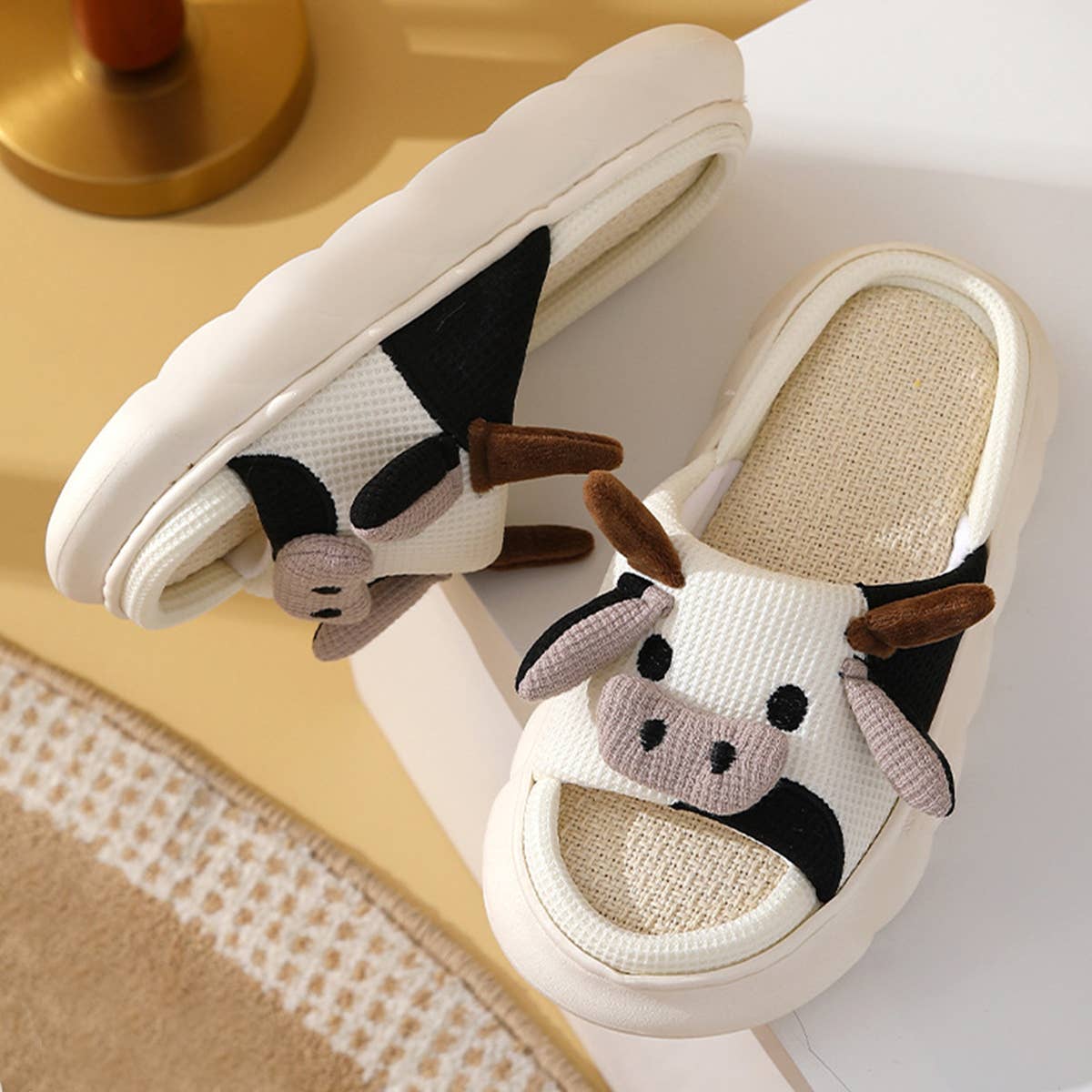 HOME CUTE CARTOON NON-SLIP SLIPPERS
