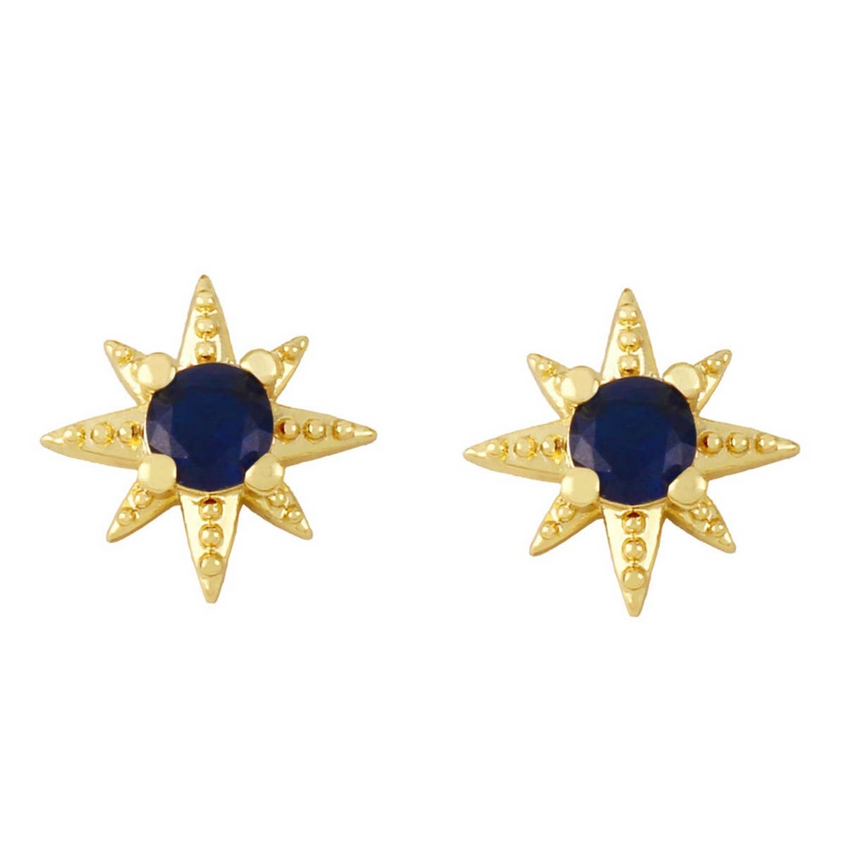 MINIMALIST STAR STUDDED DIAMOND EARRINGS