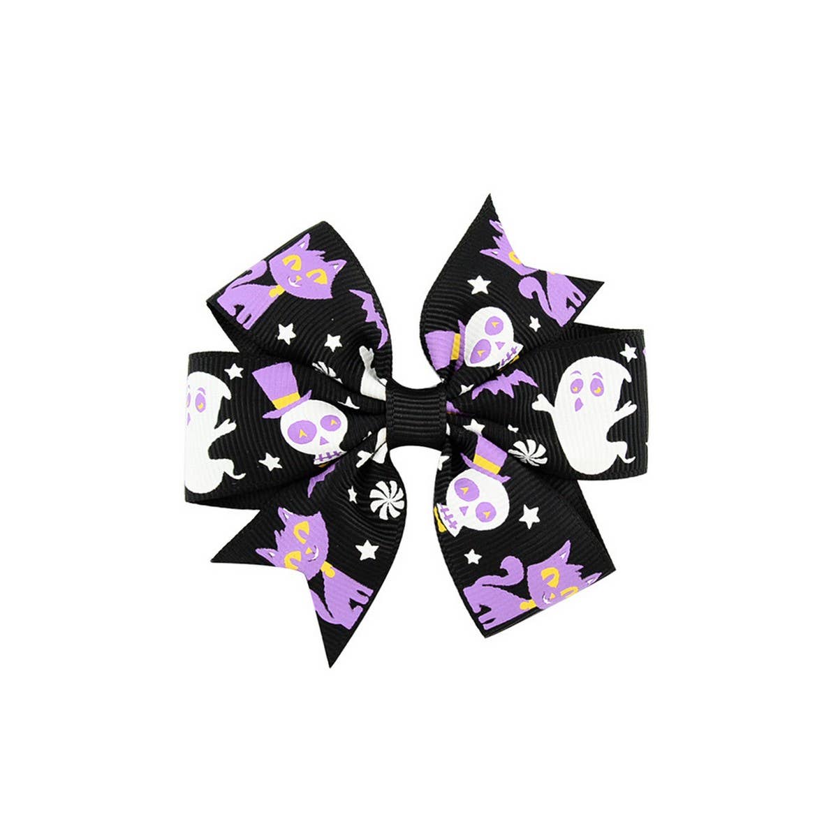 Halloween Kids Grosgrain Bow Hair Clip