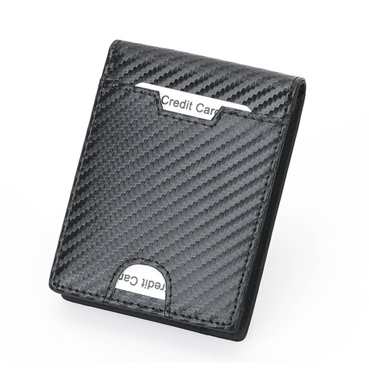 MEN RETRO ZIPPER CREDIT CARD BAG WALLET_CWAB1340