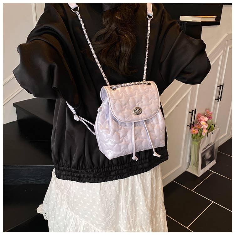 Versatile travel diamond-shaped backpack