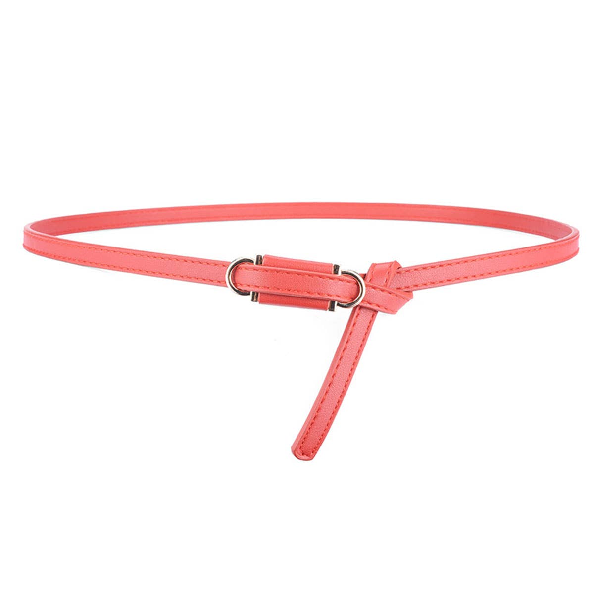 Personalized perforation-free thin waist belt