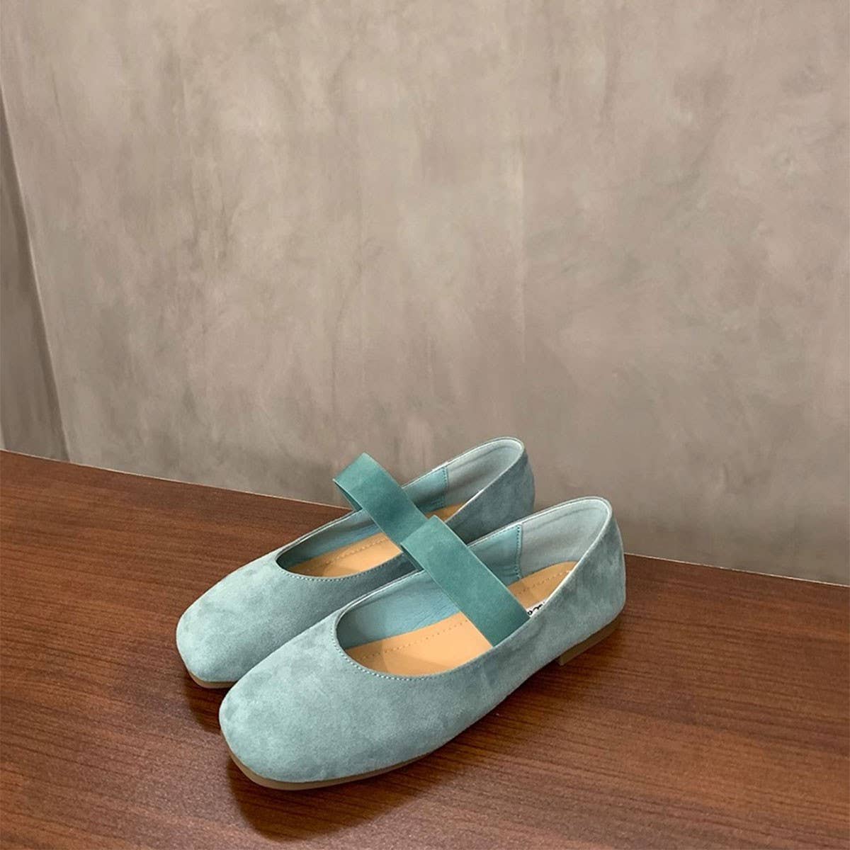 Red Ballet Flats Mary Janes for Dresses_CWSHF0134