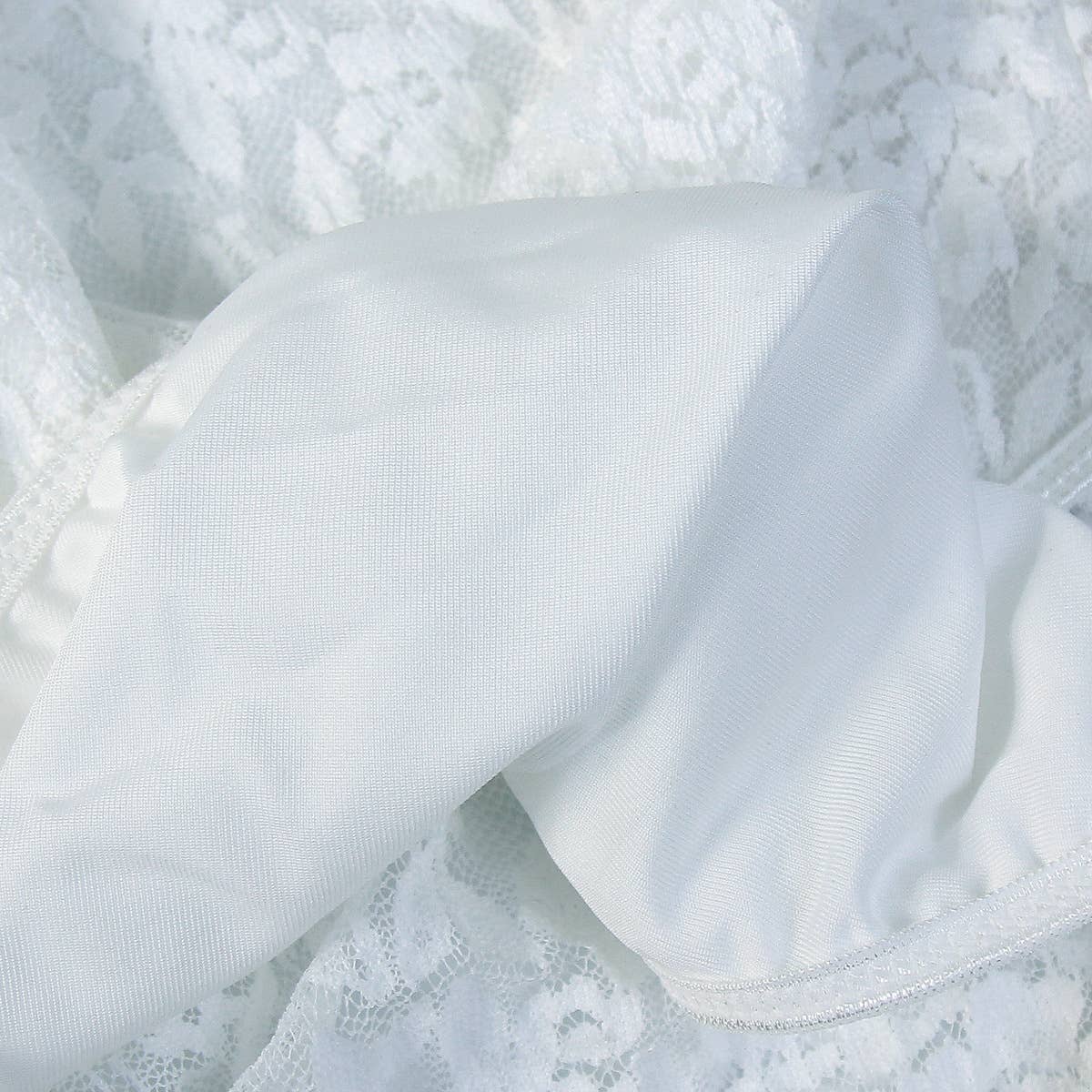 SOLID COLOR LACE SEE-THROUGH DEEP VBACKLESSJUMPSUIT_CWMM4629