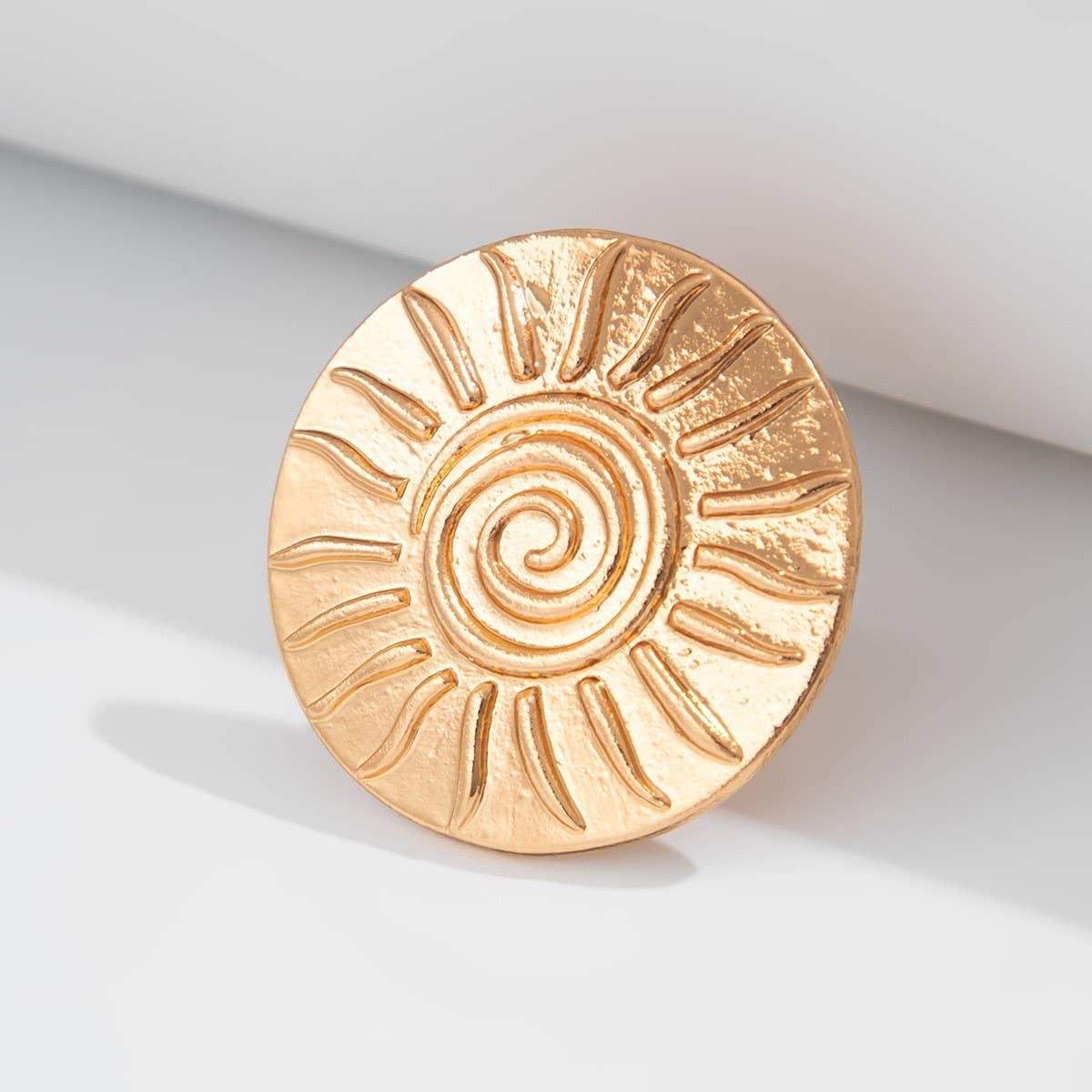 FASHIONABLE STACKING IRREGULAR HOLLOW ALLOY RING