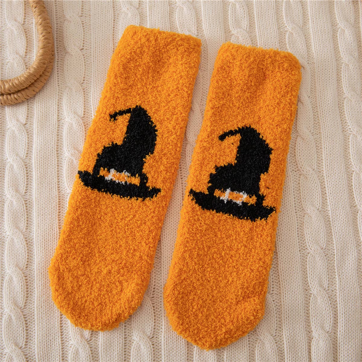HALLOWEEN THICKENED CORAL FLEECE SOCKS