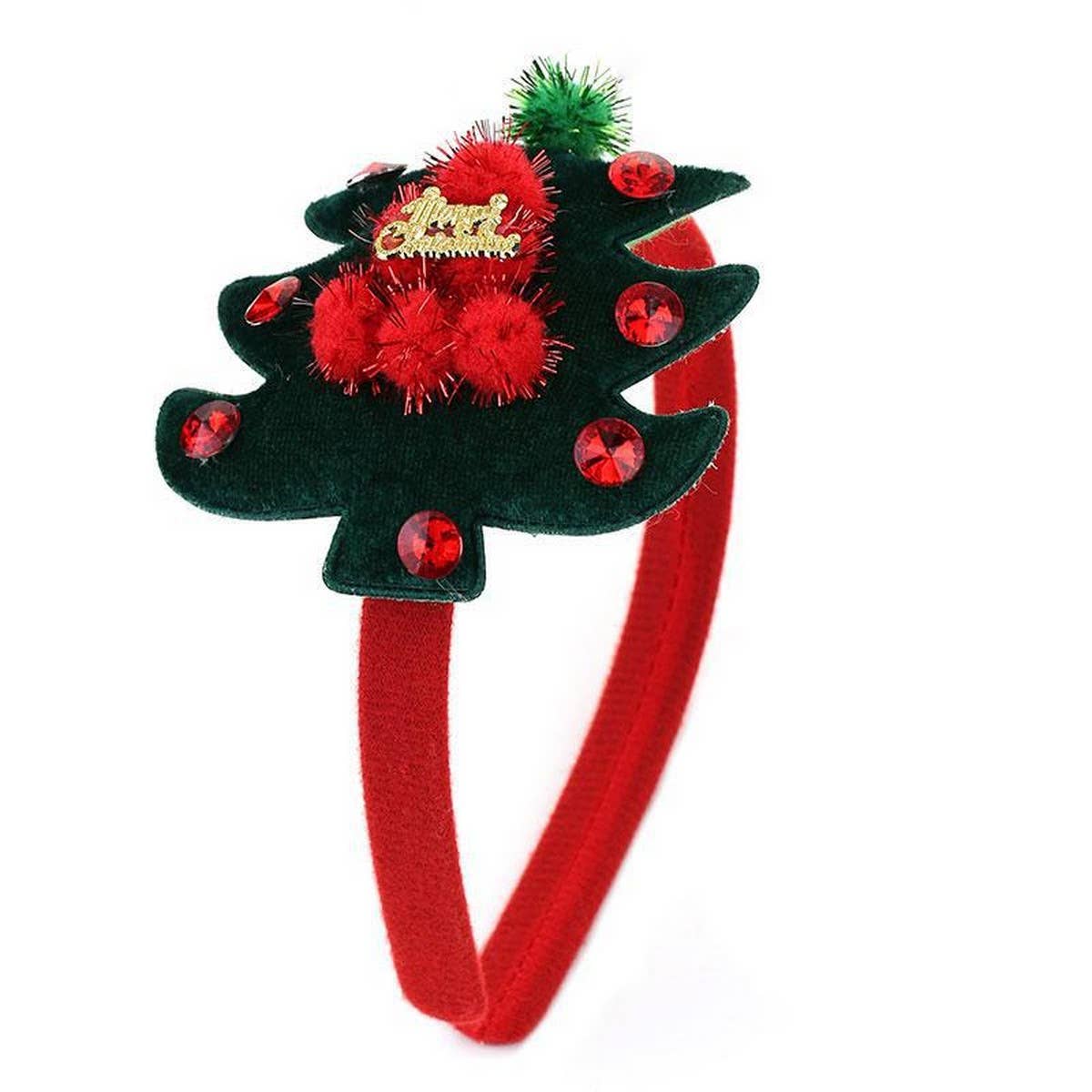 Christmas Tree Plush Headband -Cute Hair Accessory