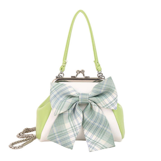 Bow tie stylish versatile clip-on crossbody bag