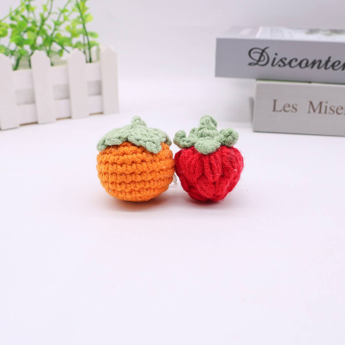 FRUIT HANDMADE TASSEL BRAIDED KEY