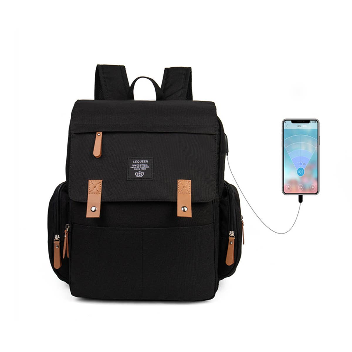 TRAVEL BACKPACK MOTHER AND BABY BAG_CWAB2224