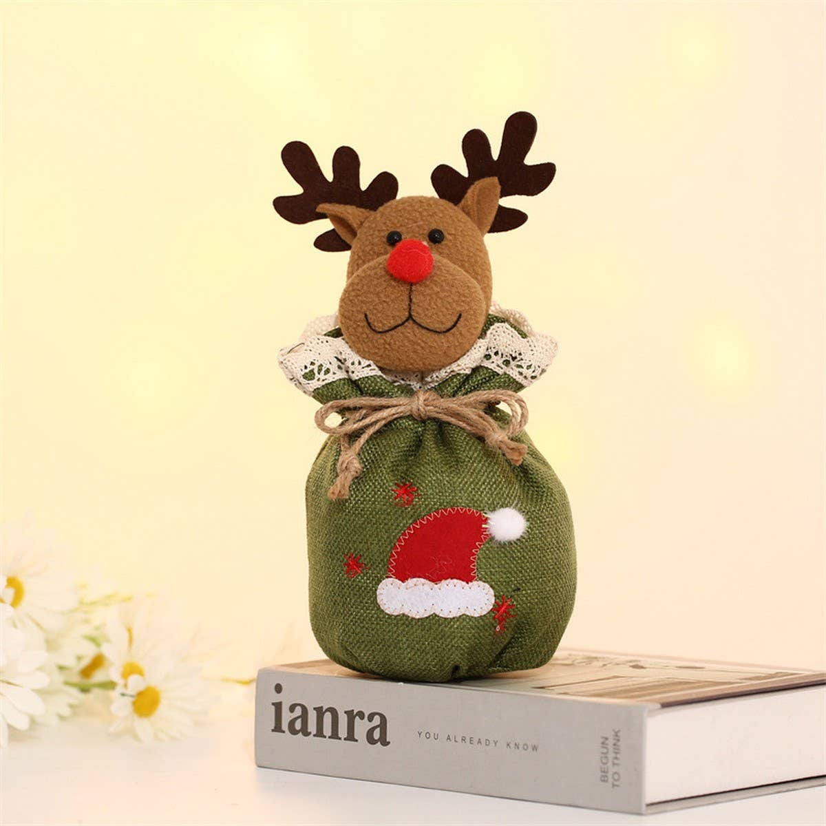 CHRISTMAS CARTOON APPLE BAG GIFT BAG