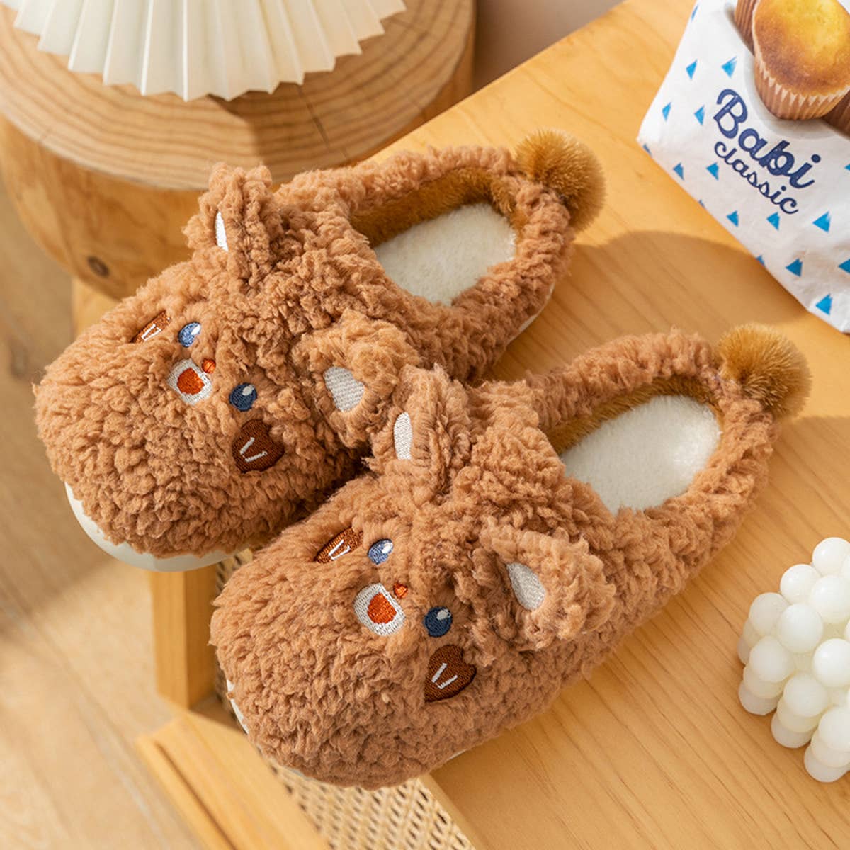 2024 NEW HOME BEAR PLUSH COTTON SLIPPERS_CWSHS0835