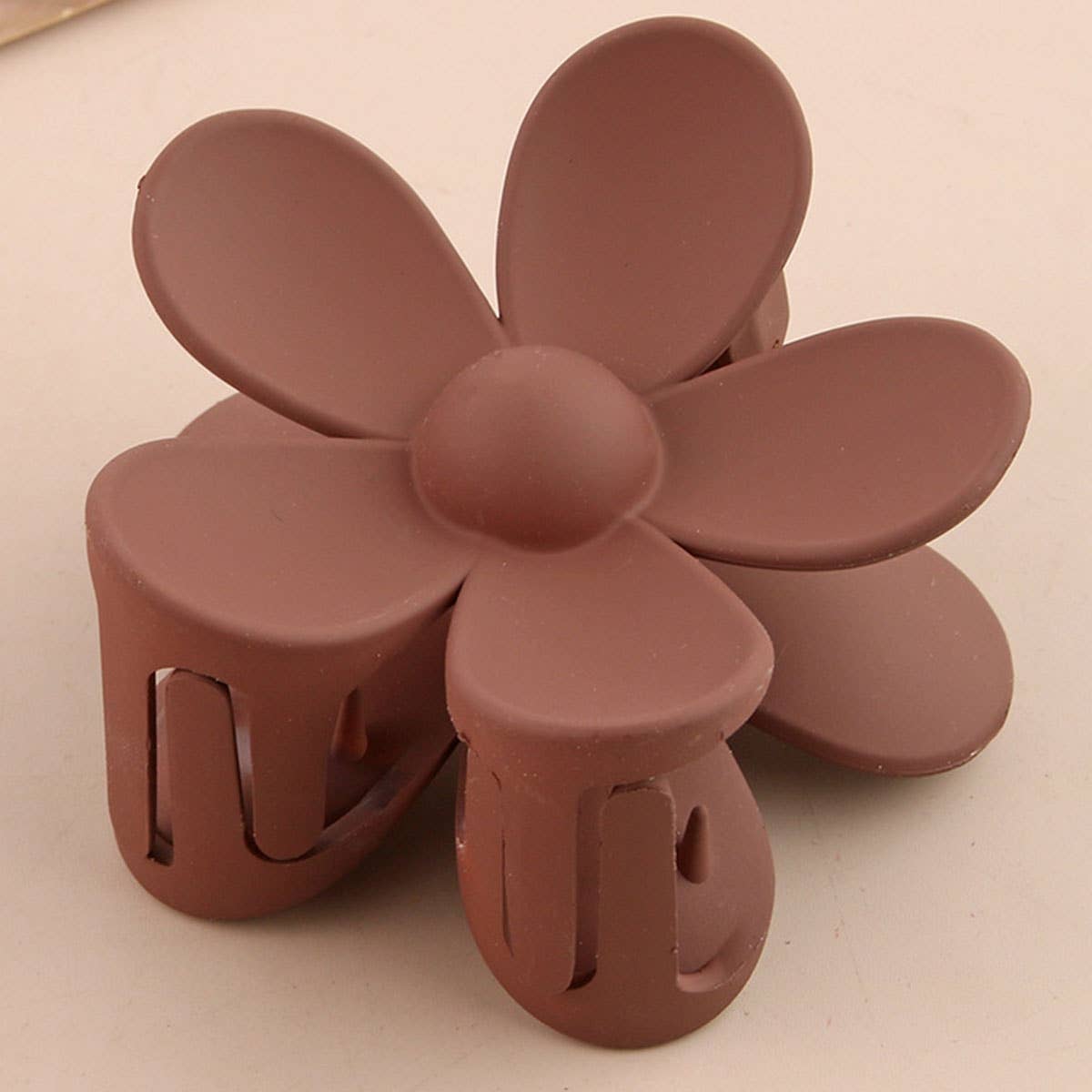 Matte Floral Hair Claw Clip ? Cute & Strong Hold_CWAHA0089