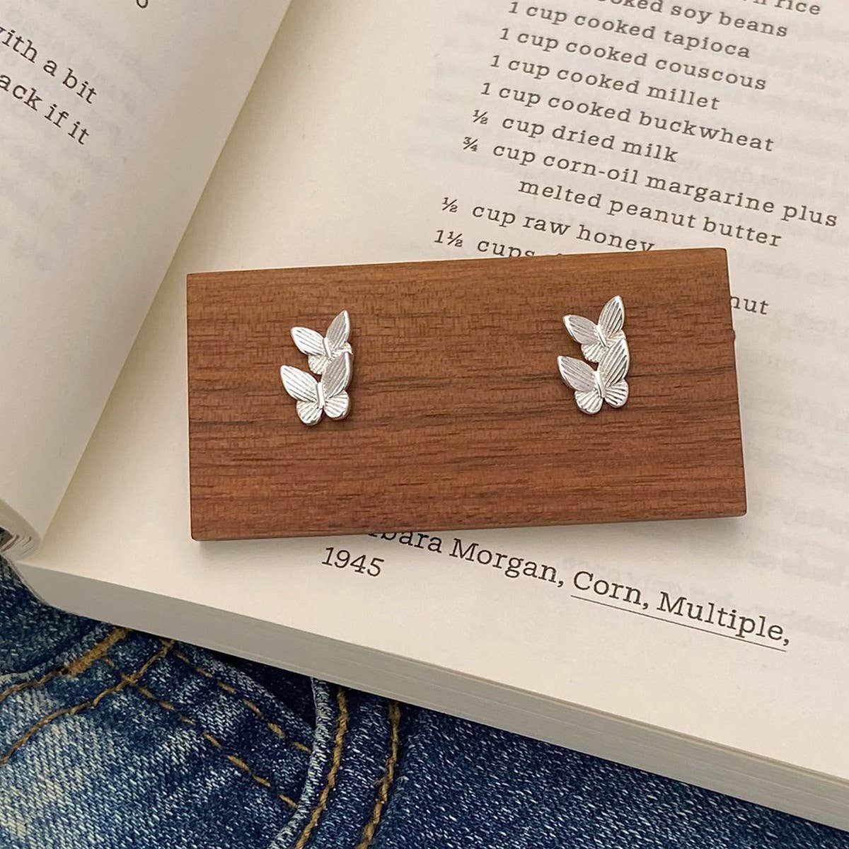 NEW HIGH-END DOUBLE BUTTERFLY EARRINGS FOR WOMEN
