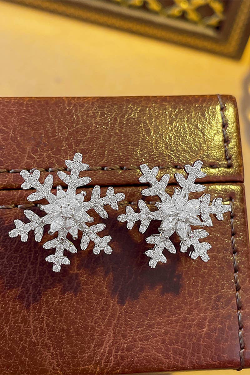 SNOW STUD EARRINGS_CWAJE0335