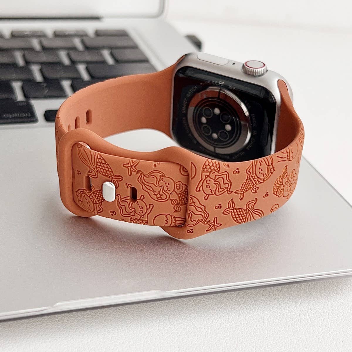 APPLE WATCH ULTRAS9S8 ENGRAVED MERMAID STRAP_CWWW0056